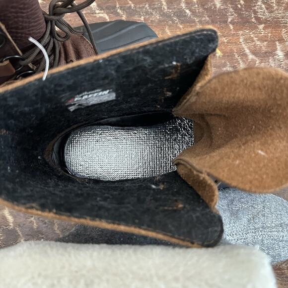 Baffin Canada Men’s Winter Boots Size 9 Insulated Leather Winter Waterproof - Picture 11 of 14